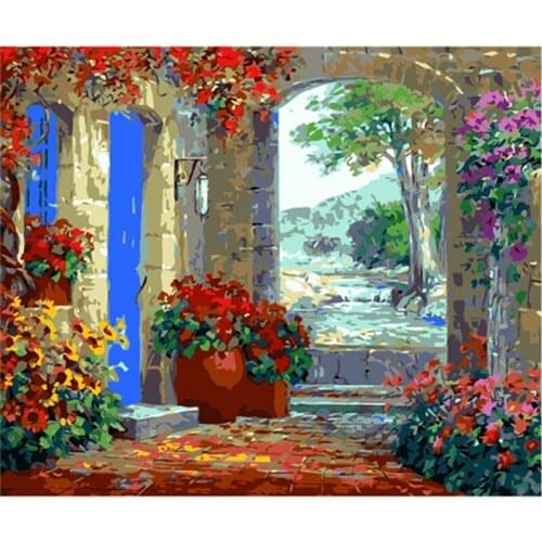 Картины по номерам YIKEE China At AliExpress