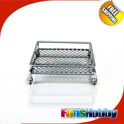 1/10 Scale RC Crawler Roof Luggage Rack Fits SCX10 Land Rover D90 RC4WD Silver Jeep Wrangler CR01 #FH31026
