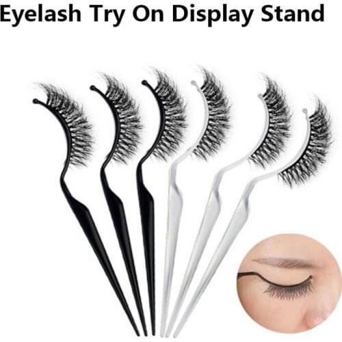 2pcs False Eyelash Extension Style Display Board Grafting Eyelash Fake Lashes Holder Tool For Beauty Shop Eyelash Store