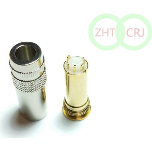 4.4mm 5 Poles Female Full Balanced Headphone Plug Connector adapter New