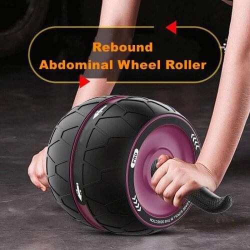 Six Pack Ab Wheel Roller Core Exercise Rock-Hard Pec Abdomen Muscles Workout Gym Home Office Fitness Training Rebound Ab Roller