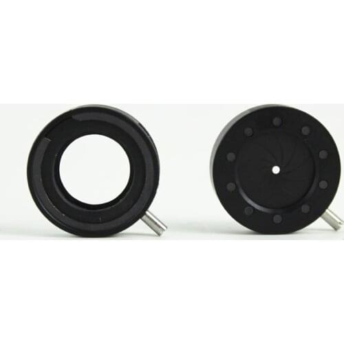 Aperture module variable aperture M4 manual diaphragm SK12 aperture piece 1-12 mm