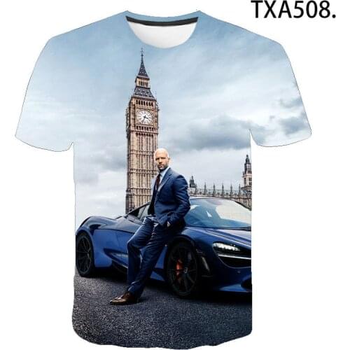 New Summer Short Sleeve Fast & Furious Printed 3D T-Shirt Men Women Children Summer Cool Streetwear Cool Boy Girl Kids Tops