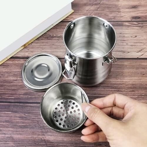 Artist Portable Painting Brush Washing Bucket Wash Pen Cans Stainless Steel Watercolor Oil Paint Brush Washer Art Supplies