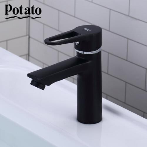 Potato Bathroom Faucets Paint 5 Colors Hot And Cold Single Handle Toilet Faucet For Basin p10270