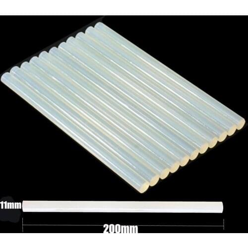 11mmx200mm Hot-Melt Glue Gun Repair Alloy Accessories Transparent Gun Glue Sticks Car Dent Paintless Removal Adhesive Tool