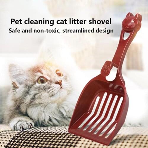 1 Pcs Pet Cat Litter Shovel Scoop Sand Poop Waste Scooper Durable Cleaning Tool WXV Sale