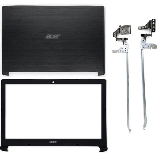 NEW Laptop LCD Back Cover/Front Bezel/LCD Hinges Top Case For Acer Aspire 3 A315-53 A315-53G Series AM28Z000100 Black