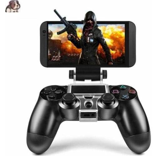 Newest Mobile Phone Stand For PS4 Controller Mount Hand Grip For Playstation 4 Gamepad Accessories For Samsung S9 S8 Clip Holder