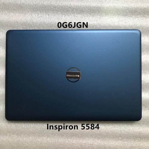 For dell inspiron 15 5584 LCD screen back cover laptop A shell blue 0G6JGN G6JGN