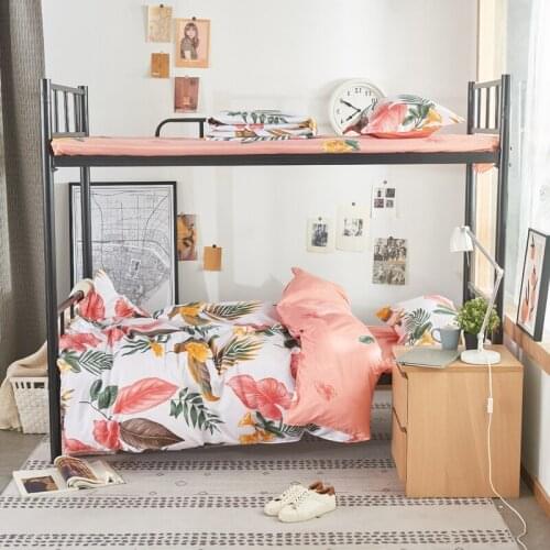 New Arrival Modern 3/4pcs Duvet Cover Set 240x220 Leaf Printed Bedding Sets With Pillowcase Queen King Quilt Cover Bedclothes