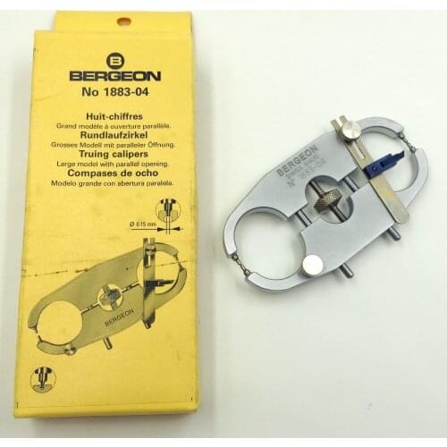 Bergeon 1883-04 Truing calipers.Large model with parallel opening Compases de ocho.Modelo grande con abetura paralela watch tool