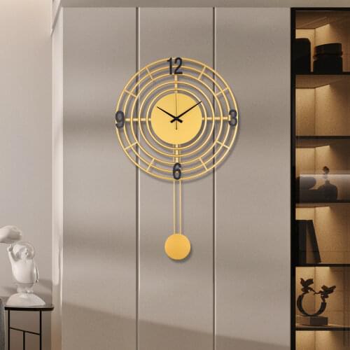Modern Design Creativity Silence Wall Clocks Nordic Round Simple Wall Clocks Abstract Reloj Pared Living Room Decor EK50bgz
