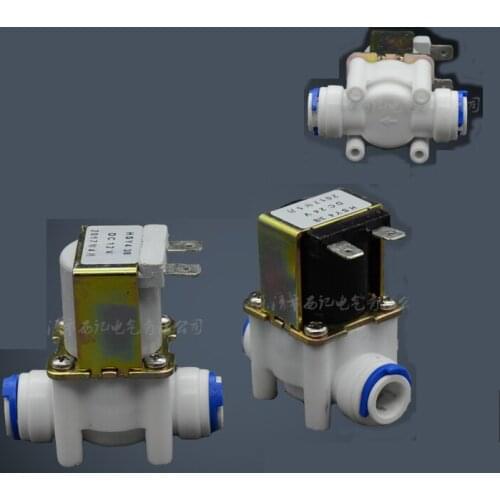 Pipeline Machine Plastic Solenoid Valve Quick Connector Quick Plug-in Water Dispenser Insert Type Valve