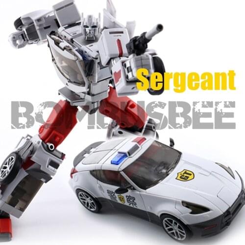 【IN STOCK】Action Figure Transformation Toys Generationtoy GT GT-08A Sergeant Cop Vehicle Guardian Combiner Robot Part Gift