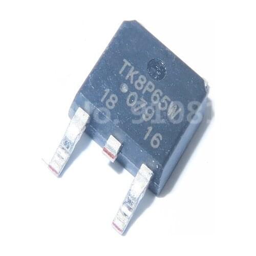 10PCS/LOT TK8P65W 8A 650V TO-252 Triode transistor In Stock