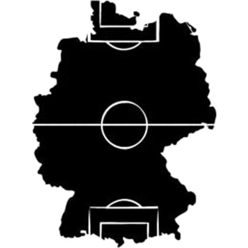 11.8cm*15.8cm Football Field Fashion Car Styling Decor Car Sticker