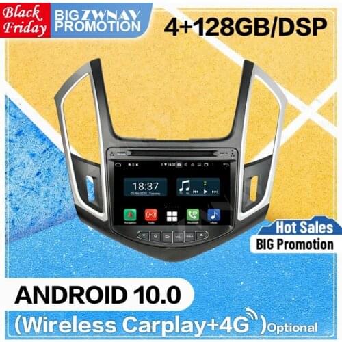 128G Carplay Android 10 screen Car Multimedia DVD Player for Chevrolet Cruze 2015 GPS Navi car Auto Radio Audio Stereo Head unit