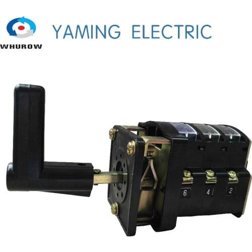 LW4-3 Cam Switch 440V 3 Phase Three Poles 16A/20A Universal Changeover Rotary Switches China Factory Supply