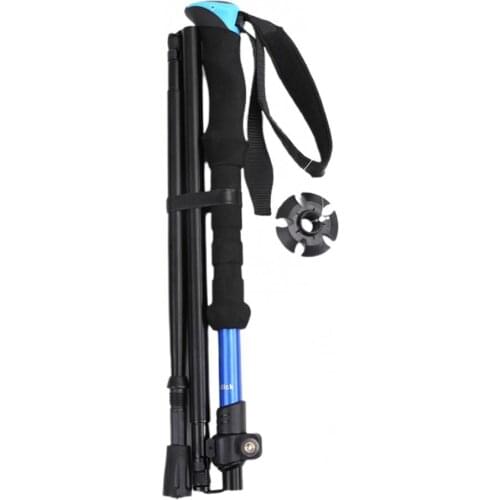 70% Hot Sale Anti Shock Extendable Trekking Pole Telescopic Ultra Light Folding Walking Stick