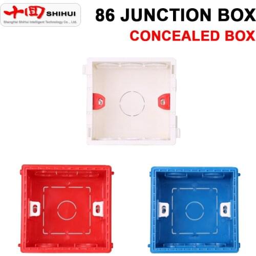 86 Type Concealed Box Universal Concealed Switch Socket Bottom Box Junction Box Assembled Conjoined Wiring Box