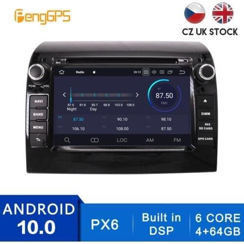 Android 10 2 Din DVD Player For Fiat Ducato 2008-2015 Citroen Jumper Peugeot Boxer GPS Navigation Multimedia Headunit 4G+64G DSP