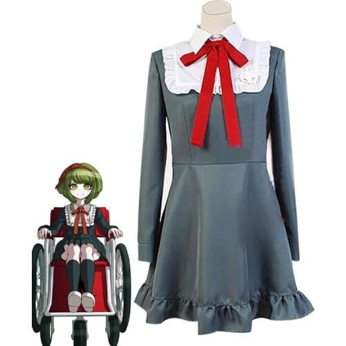 Anime Danganronpa Monaca Towa Cosplay Costume Another Episode:Ultra Despair Dangan Ronpa Monaka Dress Halloween Costumes Women