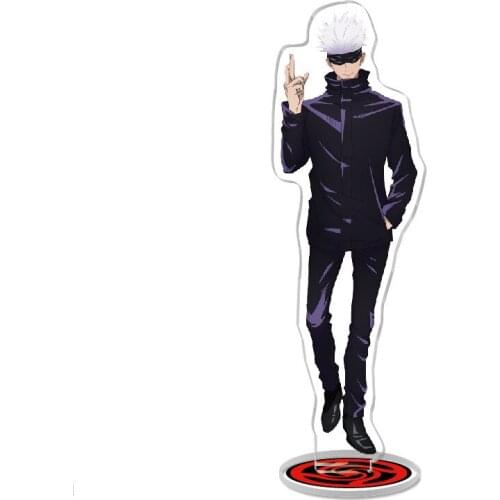 Anime Jujutsu Kaisen Acrylic Stand Figure Satoru Yuuji Nobara Megumi Model Doll Decoration Cosplay Collection Gift 16cm