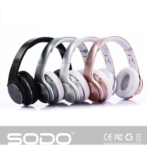 SODO MH5 Bluetooth Headphone Over-Ear Wired Wireless Headphones Foldable Bluetooth 4.2 Stereo Headset with Mic Support TF NFC
