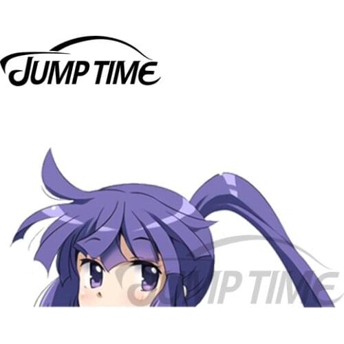 JumpTime 13 x5.5cm Akatsuki Peeker Log Horizon Car Stickers Cartoon Bumper Personality Decal Windshield Graphics Car Assessoires