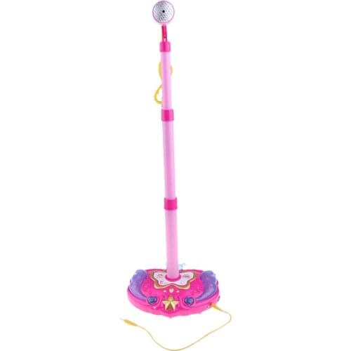1pc MicropKids Karaoke Machine,Music Toy Play Set with Microphone and Adjustable Stand for Boys Girls 3