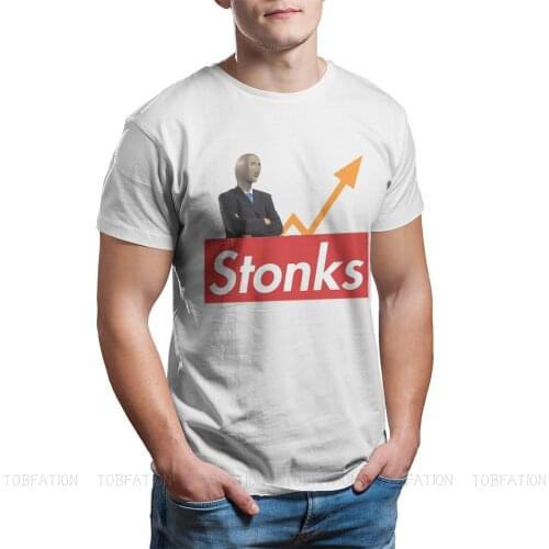 Wallstreetbets WSB The Kid GameStop Creative TShirt for Men Stonks Round Collar T Shirt Personalize Birthday Gifts Tops 6XL