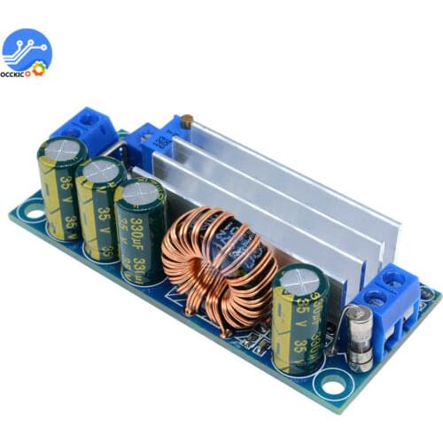 Power Step Up/Down Converter Module DC-DC 5-30V to 0.5-30V 3A 35W Buck/Boost Board Overcurrent Protection Power Bank Supply