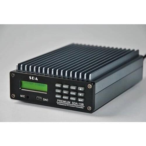 0W-15W PREMIUM CZE-15B Professional PC Control FM Broadcast Transmitter t+ car antenna kit