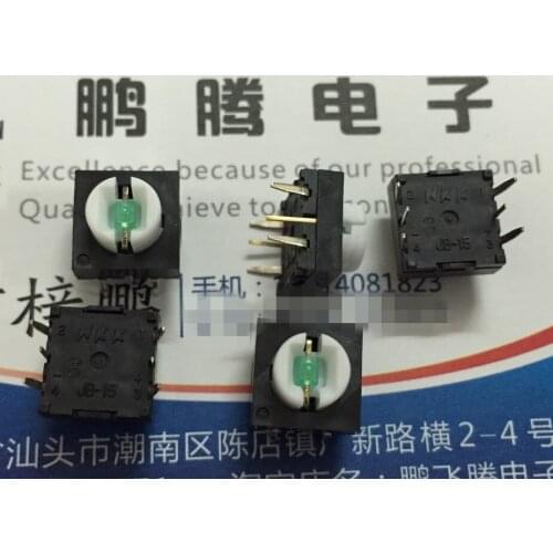 Original new 100% JB-15LMP2 light touch switch 10*10 light emitting light green cap