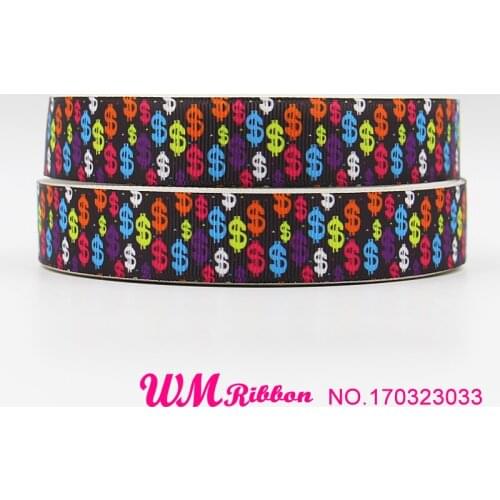 Q&N ribbon 7/8inch 22mm OEM cartoon popples Printed grosgrain ribbon 50yds/roll free shipping for hair bows headband