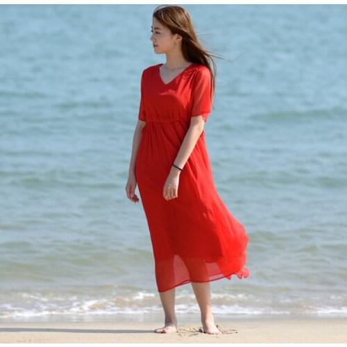 SCUWLINEN Short Dresses For Women
