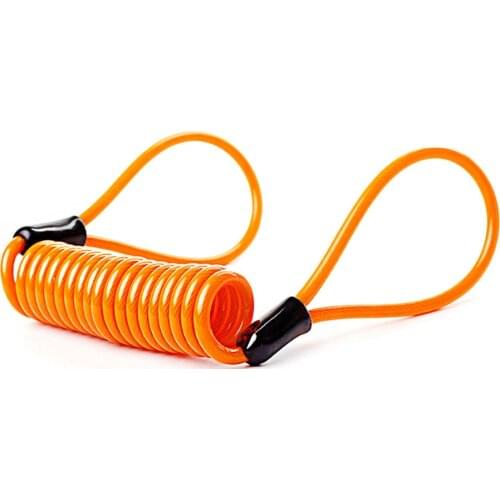 120CM Motorcycle Alarm Disc Lock Security Anti Thief Disc Lock Reminder Coil Cable Motorbike Bicycle Security