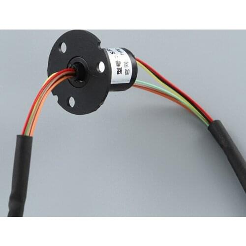 SRC012 series cap slip ring hd conductive slip ring noble metal brush wire collector ring