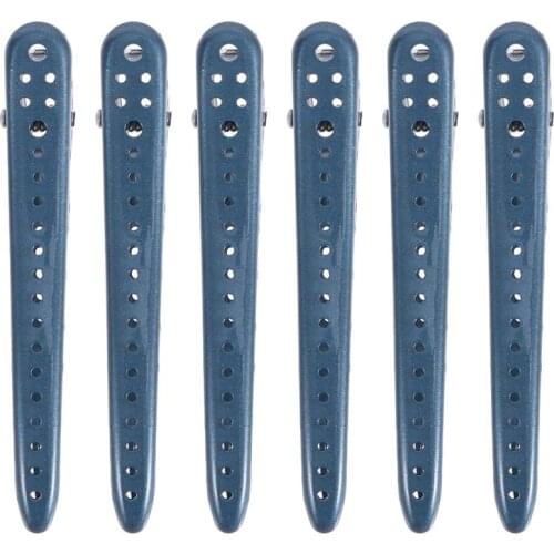 6Pcs Alloy Hair Clip Barrette Haircut Hairpin Barber Hairdressing Hair Accessory