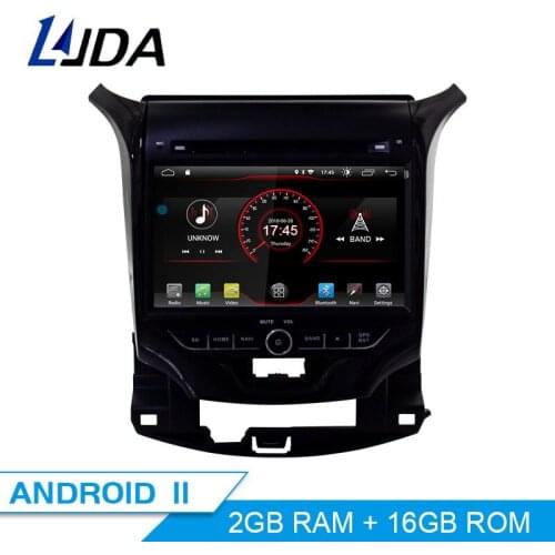 LJDA 2 Din Car Radio Android 10.0 Car DVD Player For Chevrolet Cruze 2015-2018 GPS Navigation Stereo WIFI Multimedia IPS Canbus