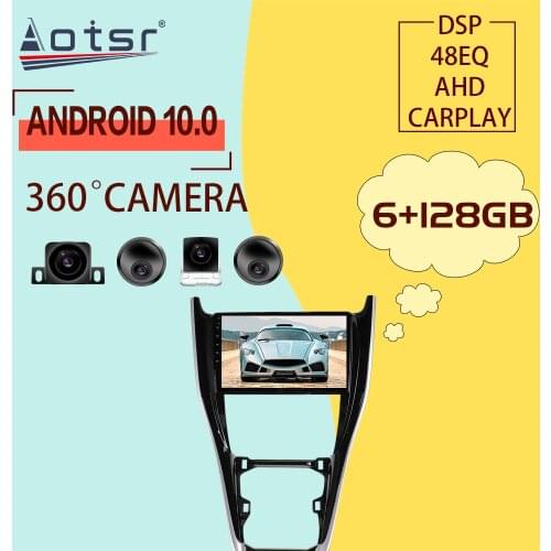 128GB For Toyota Harrier 2010 - 2017 Android 10 Car Radio Player GPS Navigation Player Car Multimedia Player