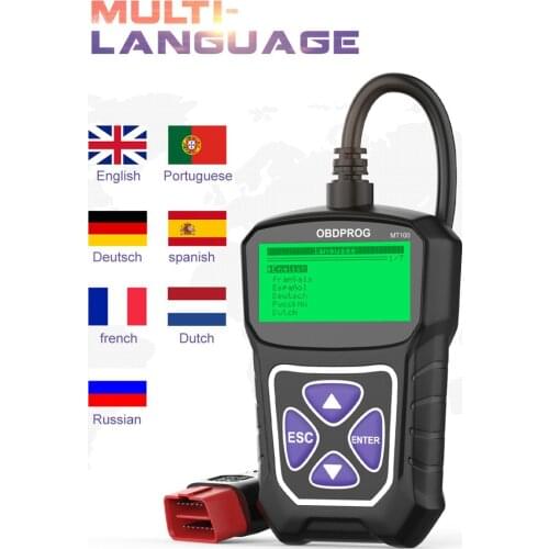 OBDPROG MT100 OBD2 Automotive Scanner Engine Analyzer For Car Code Reader Scanner Tools Auto Car Diagnostic Tool Machine Tools
