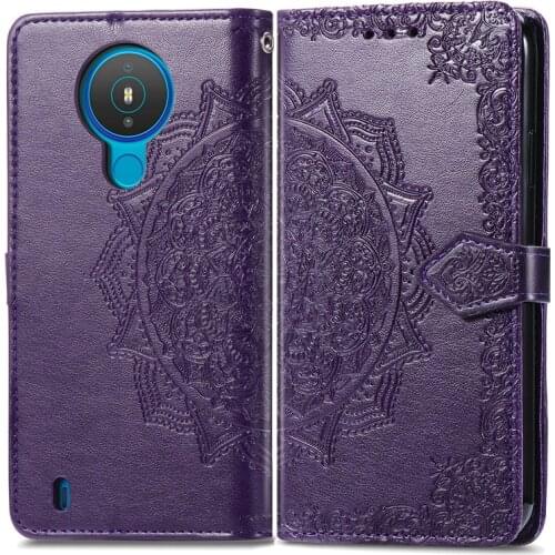 Wallet Case For Nokia 1.4 Case Bumper Floral Filp Leather Cover For Nokia 1.4 Case For Nokia 1.4 Nokia1.4 Cover Book 6.52 inch