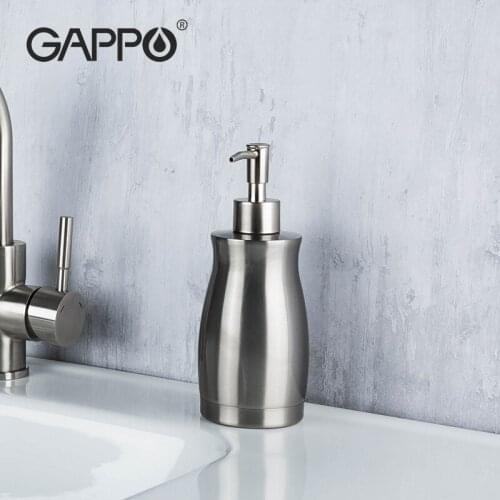 GAPPO Liquid Soap Dispenser stainless steel kitchen Soap Dispensers for Bathroom and Kitchen Liquid Soap Organizer Y35062