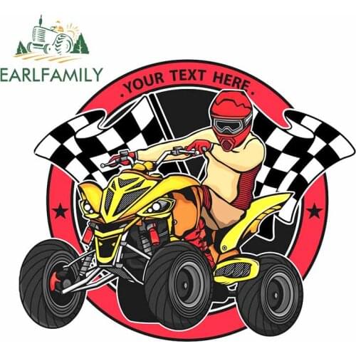 EARLFAMILY 13cm x 11cm for Atv Off Road Logo Camper Truck Decal Fashion Occlusion Scratch DIY Body for Car Scratch-proof Sticker