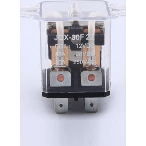 JQX-30F 2Z 30A high power relay 12V 24V 220V high current, middle 40A 2NO 2NC