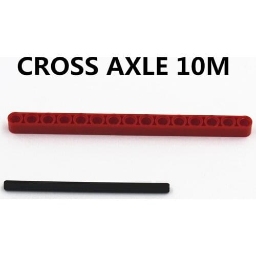 Self-Locking Bricks free creation of toy Technic CROSS AXLE 10M 10Pcs compatible with Lego 373726