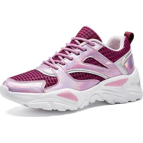 Sport Shoes for Women Breathable Fashion Running Sneakers Girl Leisure Walking Flat Non-slip Durable Outdoor Jogging Footwear