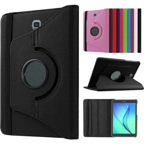New Coque for Samsung Galaxy Tab S3 9.7 SM-T820 T825 Case 360 Rotation Smart Stand PU Case for Samsung T820 T825 9.7'' 360 Case
